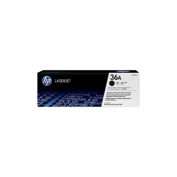 Cartucho de Toner HP 36A - CB436A Negro original 2000 páginas